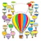 Carson Dellosa Hot Air Balloons Bulletin Board Set 110163 - alternate 2